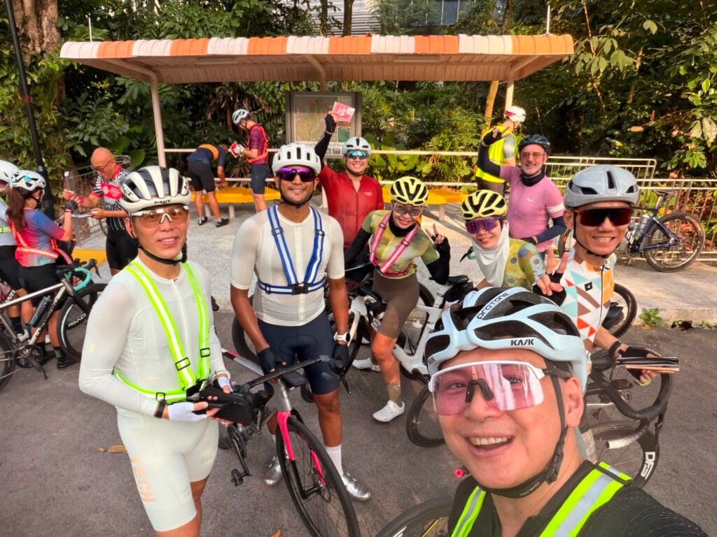 RSG riders at a brevet checkpoint